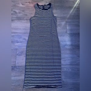 stripped maxi dress